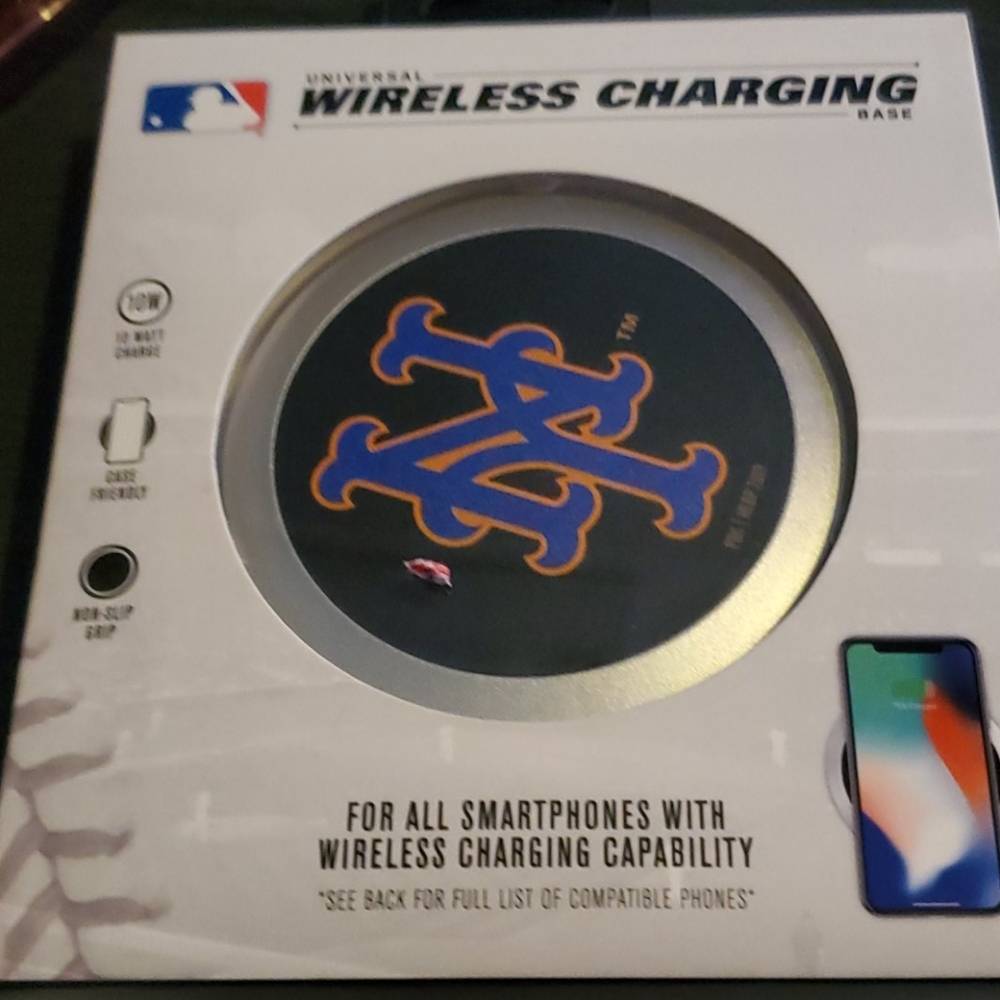 HOST PICK MLB wireless charger nyc mets charger
